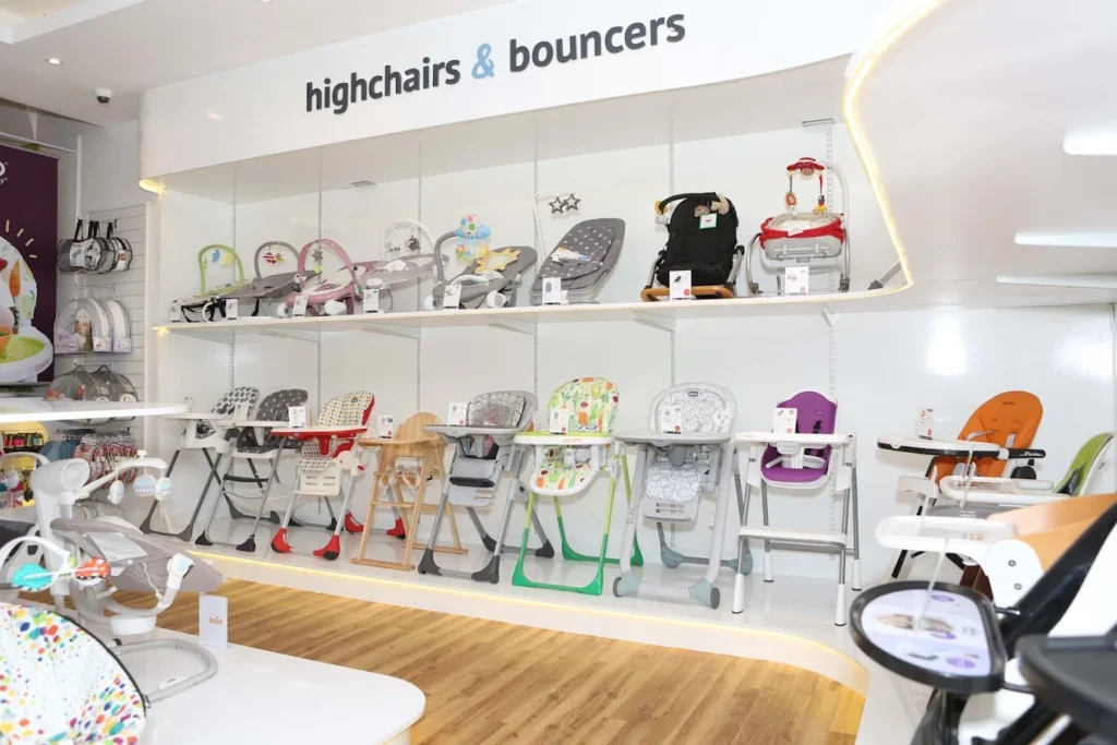 Baby store in Dewsbury, England