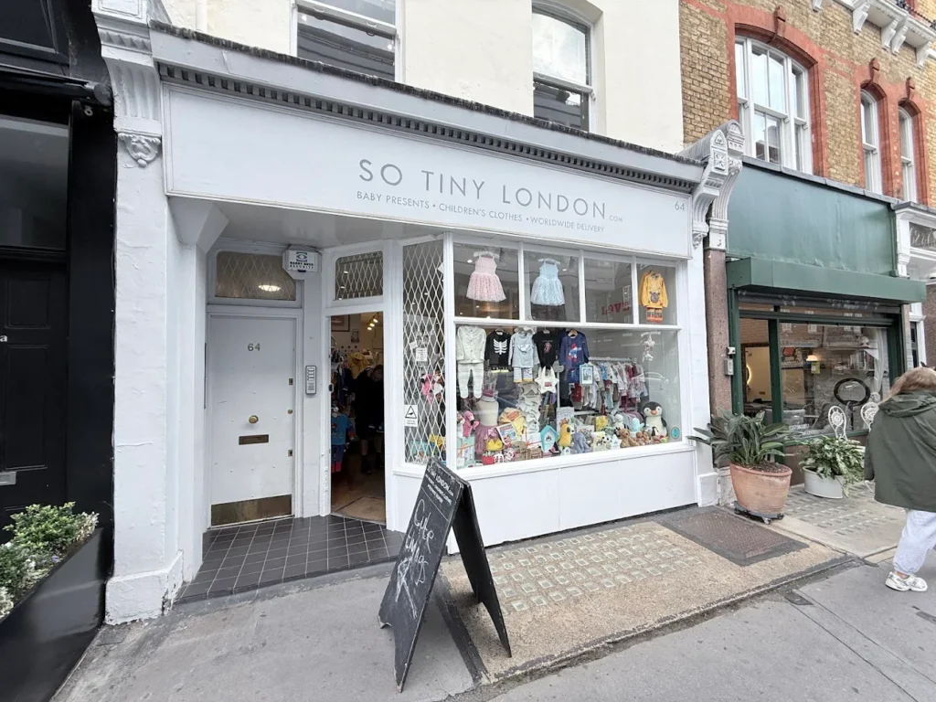 Baby store in London, England