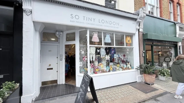 Baby store in London, England