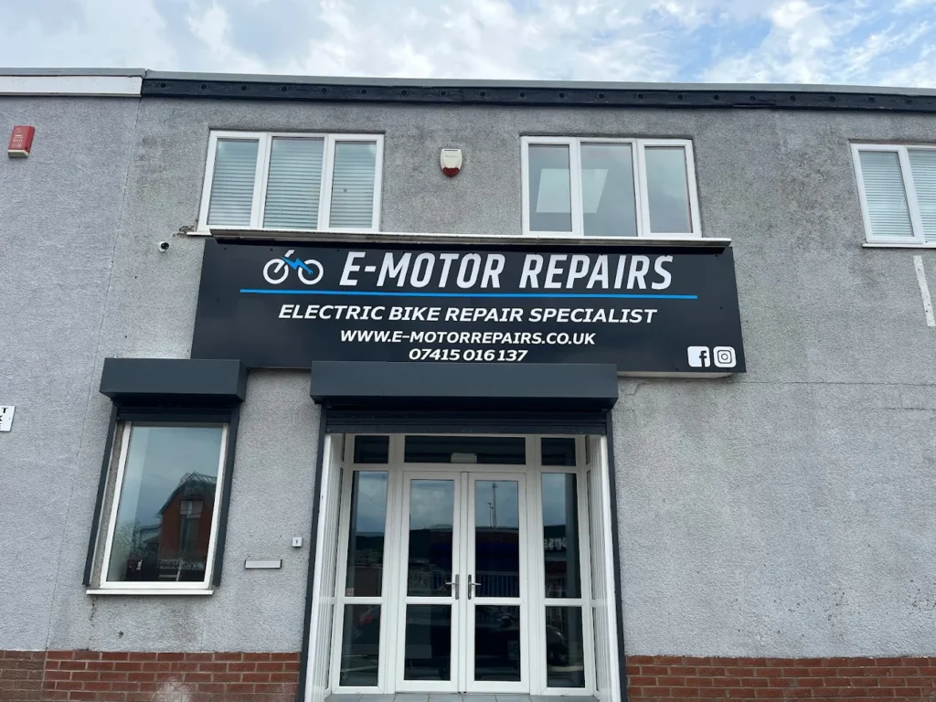 Bicycle repair shop in Barrow-in-Furness, England