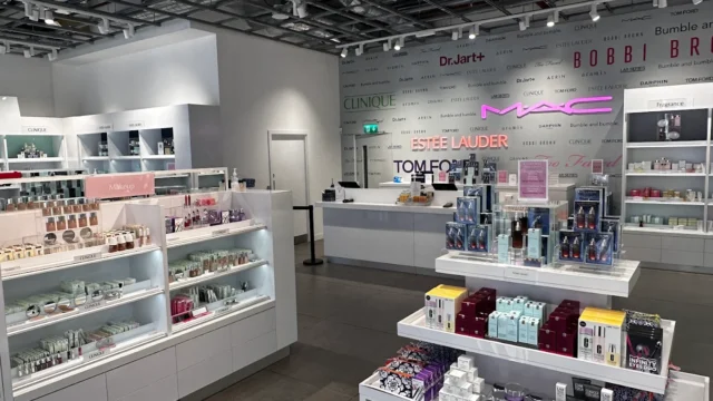 Cosmetics store in London, England