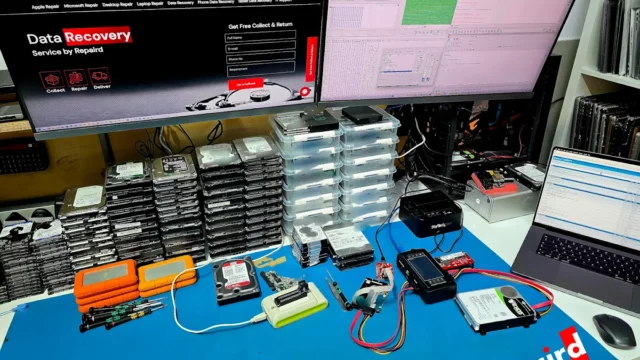 Data recovery service in London, England